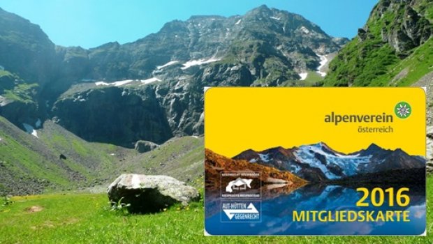 Alpenverein členství 2016 Hlavní foto článku