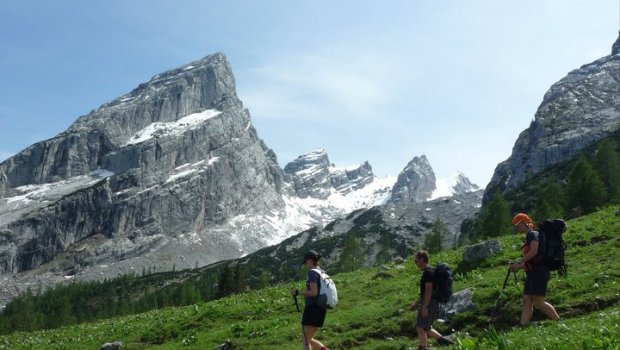 Sestup z chaty Watzmannhaus, foto Josef Křetinský Hlavní foto článku